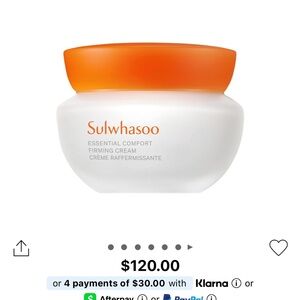 Essential Comfort Firming Cream - White and Orange